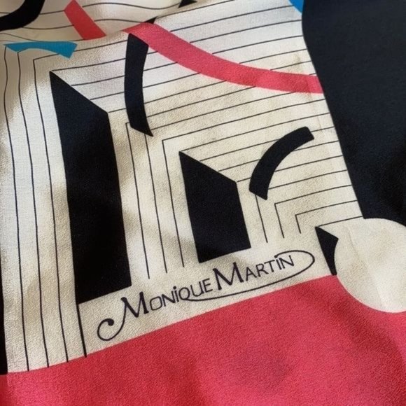 Monique?Martin Vintage Silk Scarf - Picture 5 of 6